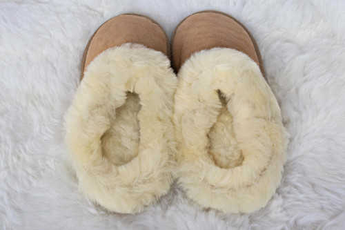 Sheepskin mules slip home - sheepskin, slip-on