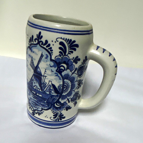 Delfts blue hand painted - blue, hand-painted