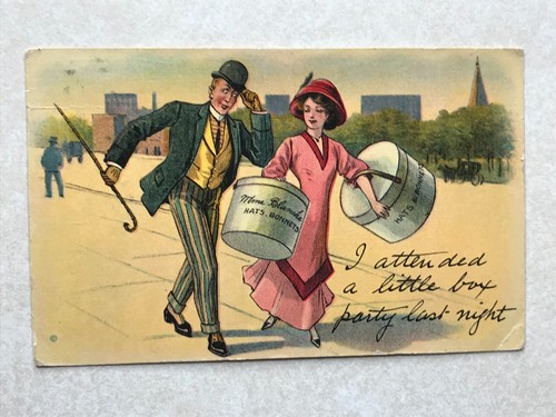 P1346 vintage postcard - postcard, i