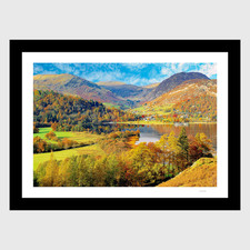 Ullswater autumn view from