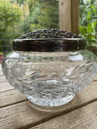 Edinburgh crystal rose bowl - crystal,