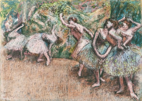 Impressionist ballet dancers - impressionist,