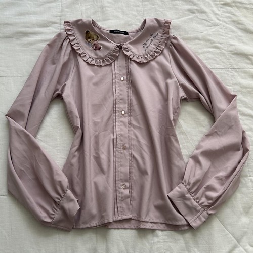 Chip clip mauve pink blouse - mauve,