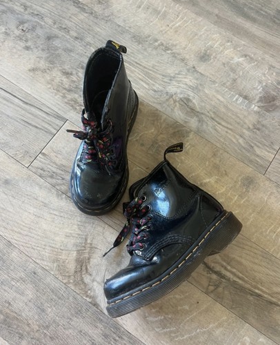 Martens girls patent boots - dr,