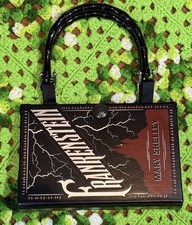 Frankenstein book art handbag
