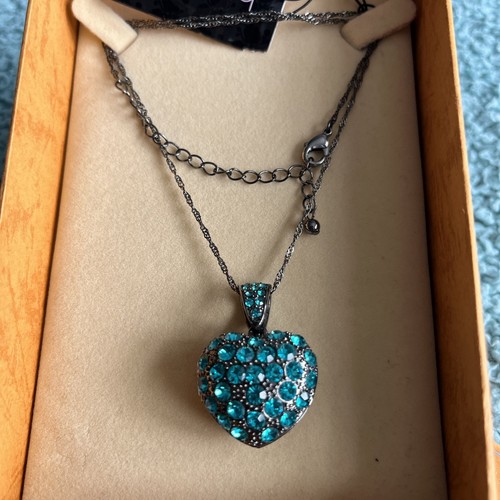 New buckingham heart - new, crystal