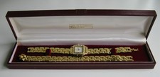 Elizabeth Duke? Watch & Bracelet Set in Gold, Boxed