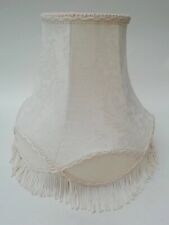 Gallery Bell Shape Fabric Lamp Shade Ivory Jacquard & Braid 22cm High