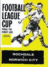 LEAGUE CUP FINAL 1962 Rochdale