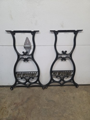 Vtg new home treadle sewing - treadle,