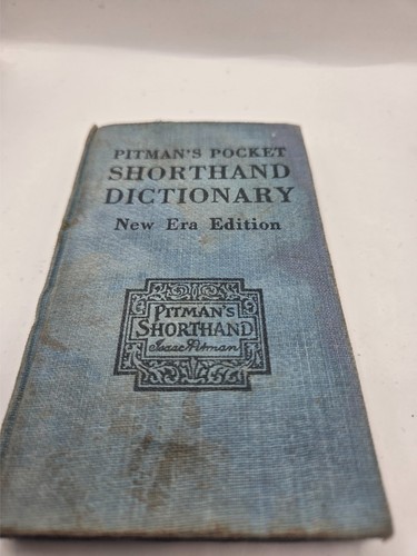 Pitman shorthand pocket - pitman's,