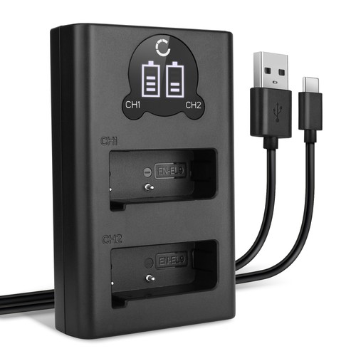 Usb dual charger - usb, nikon