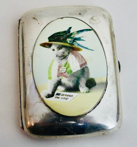 Sterling silver cigarette case