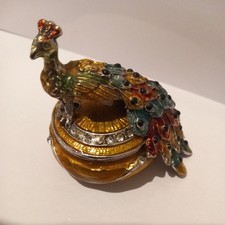 Exquisite Peacock Bird Trinket