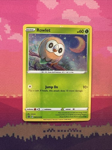 Pokemon card rowlet swsh220 - pokemon,