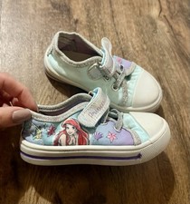Size 5 Trainers Girls Disney Daps Ariel Little Mermaid Shoes School Sneakers