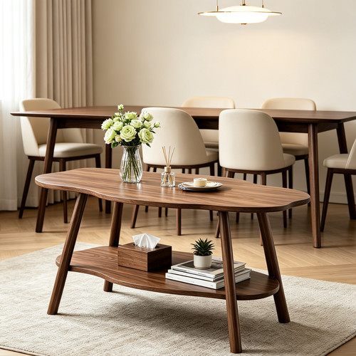 Tier coffee table with - 2-tier,