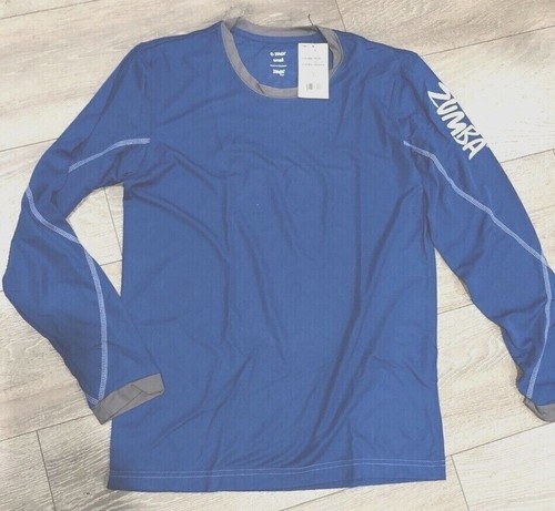 Mens blue long - t, shirt