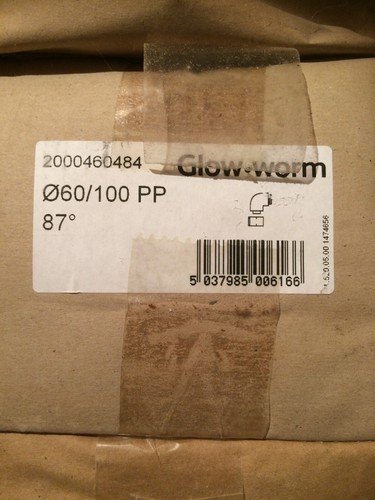 Glow worm degree flue elbow - flue,