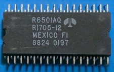 Rockwell 6501AQ 6502 compatible 2MHz Processor Brand New