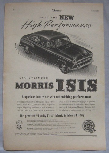 1955 morris isis original - morris,