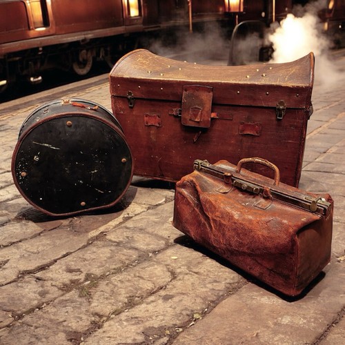 Antique collection luggage - antique,
