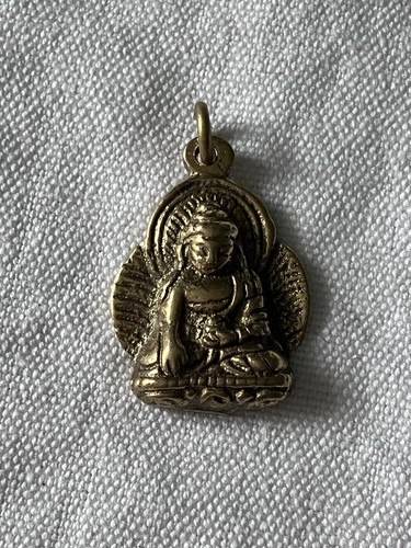 Brass pendant medicine buddha - pendant,