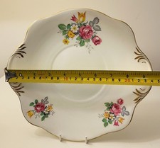 English China Floral Cake Tray