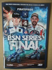 "BSN SERIES FINAL 2nd LEG, POOLE V REDCAR" Speedway Programme 24/10/25. Unused.