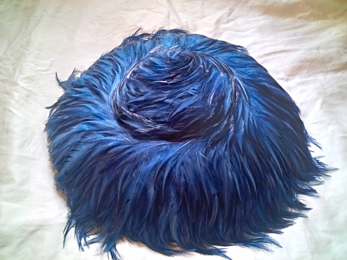 Bermona blue feather occasion - blue,