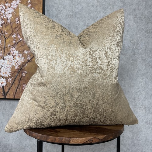Designer gold cushion - designer,