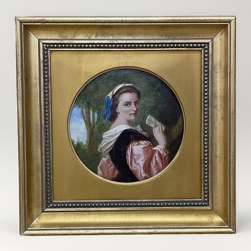 Antique victorian oil - victorian, on