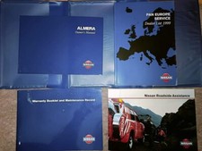 NISSAN ALMERA OWNERS HANDBOOK USER MANUAL & WALLET SET N15 1995-1999 MARK 1 MK 1
