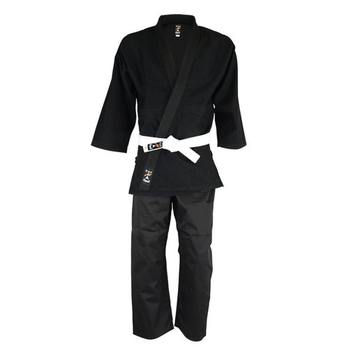 Playwell judo bleached black - judo,