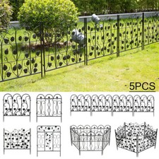 5x Metal Garden Lawn Edge Pet