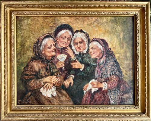 Anna meszaros oil - anna, board