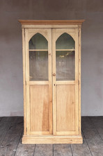 Pine Glazed Cabinet Vintage