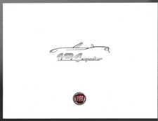 Fiat 124 Spider 2016 UK Market Launch 16pp Sales Brochure Inc. Anniversary