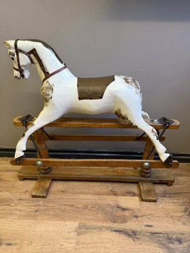 Antique wooden rocking horse - wooden,