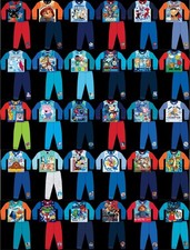 Younger Boys CHARACTER Pyjamas / Officially Licensed PJs Sizes 12 Months-5 Years