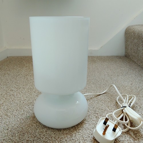 Retro vintage white glass ikea - retro,