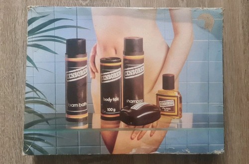 Vintage censored aftershave - vintage,