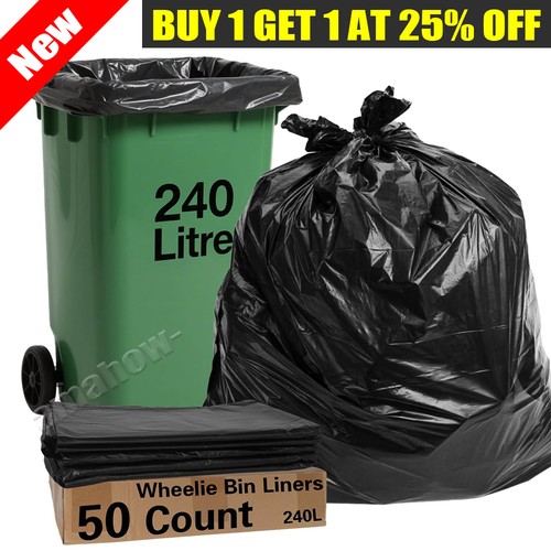Pack wheelie bin liners - 50,