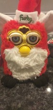 Vintage Electronic Red White Furby Special Limited Edition Christmas