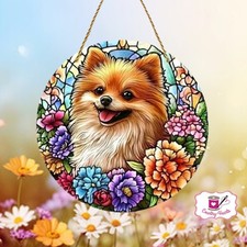Pomeranian Suncatcher