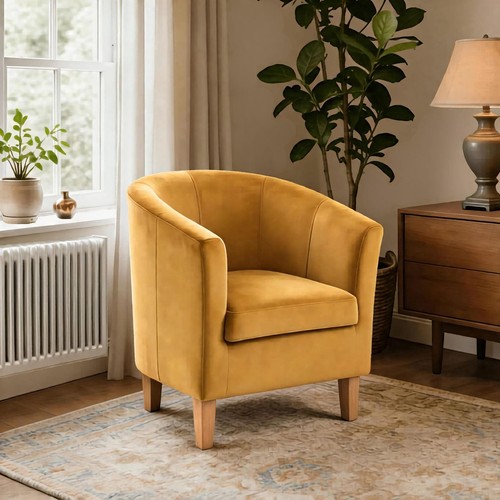 Fabric tub chair - tub, colour