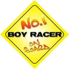 No.1 Boy Racer On Board Car