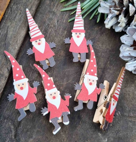 Set gnome nisse gonk pegs - of,