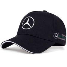 NEW Cap Hat Baseball Adjustable AMG Petronas Black/White 24 HOURS DISPATCH