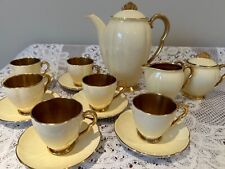 Carlton Ware Art Deco Ritz 15 Piece Coffee Set - Gilt Interiors
